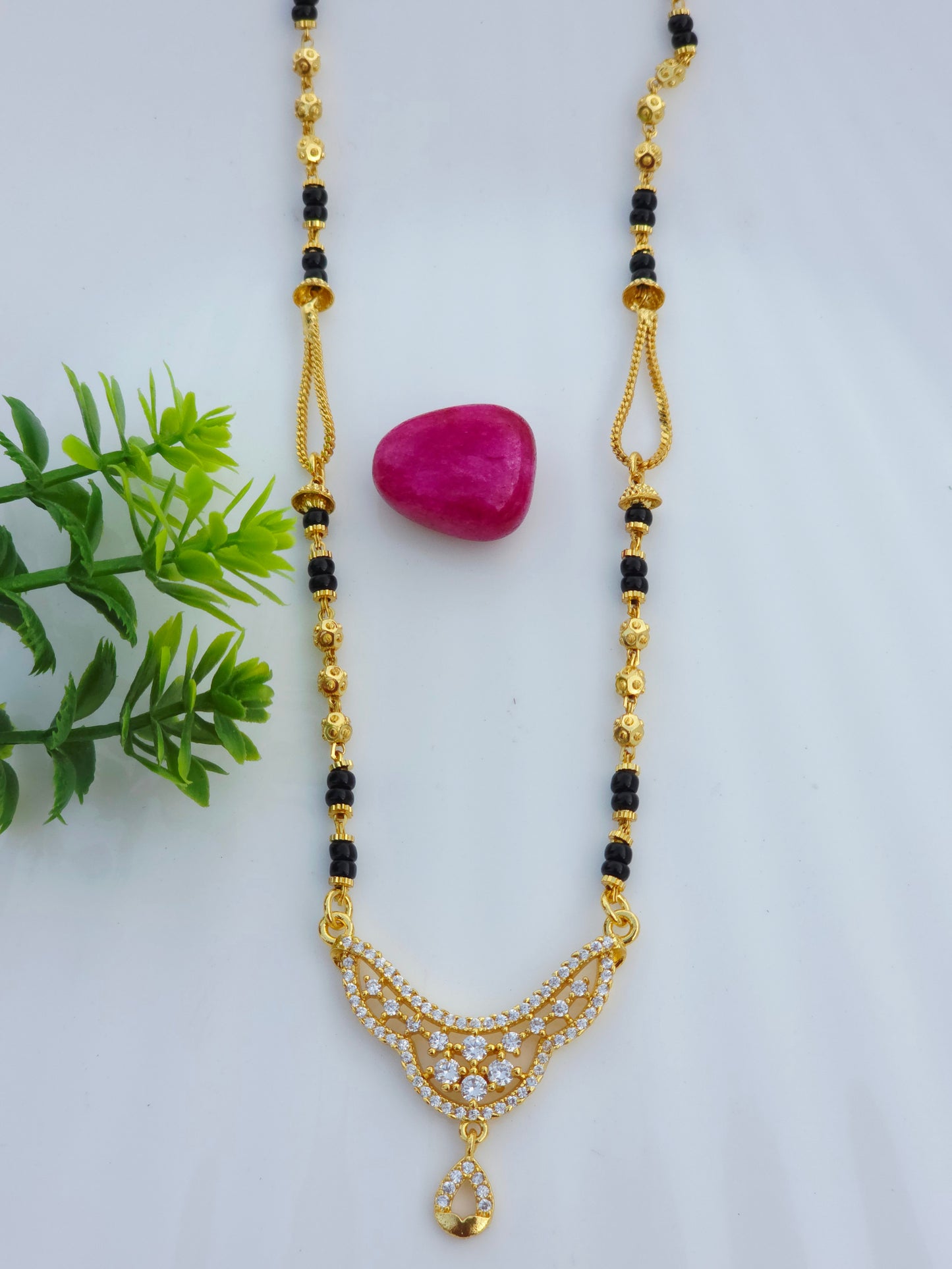 Ahana 18K Gold-Plated Mangalsutra | Artisanal Handmade Jewellery - Artisanal Jewellery