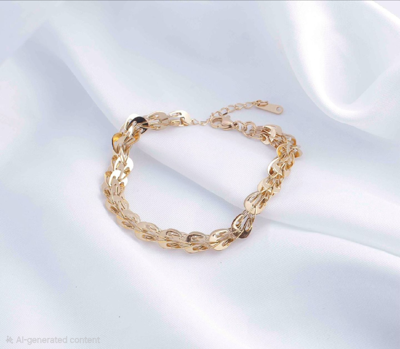 18K Gold-Plated Layered Chain Bracelet for Women | Elegant Daily Wear Jewelry