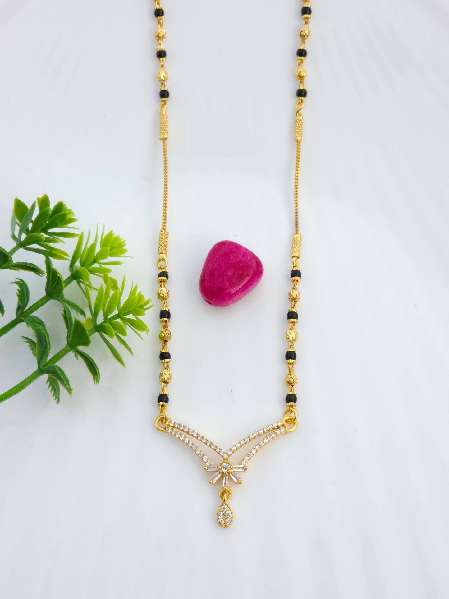 Meher 18K Gold-Plated Mangalsutra | Artisanal Handmade Jewellery - Artisanal Jewellery