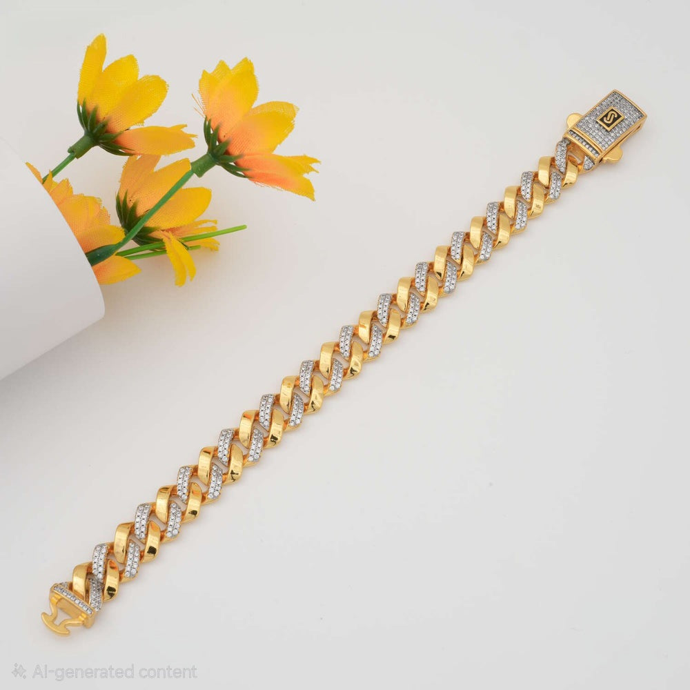 Luxury Shiny Ring Bracelet for Men