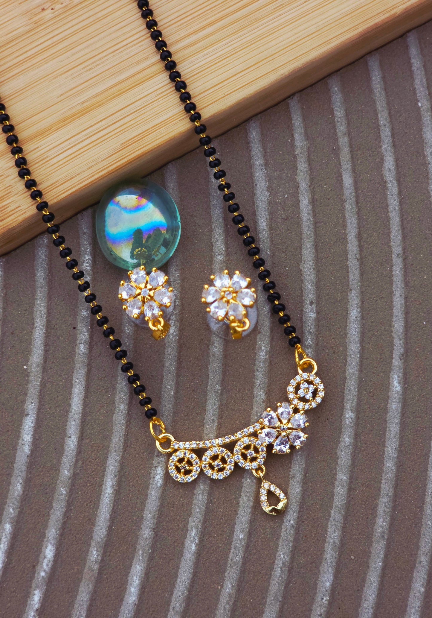 Parshvi 18K Gold-Plated Mangalsutra | Artisanal Handmade Jewellery - Artisanal Jewellery