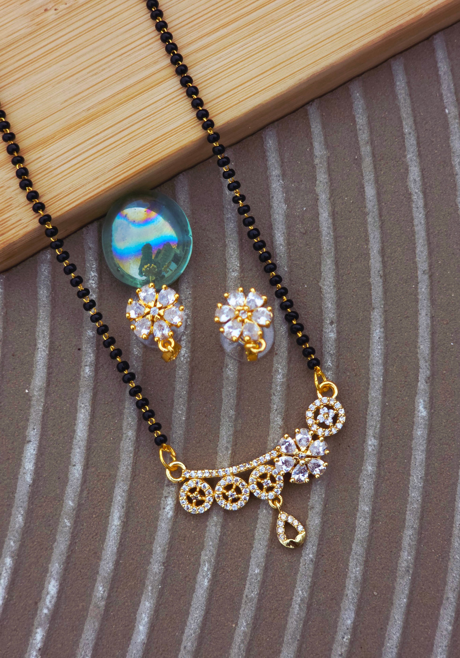 Parshvi 18K Gold-Plated Mangalsutra | Artisanal Handmade Jewellery - Artisanal Jewellery