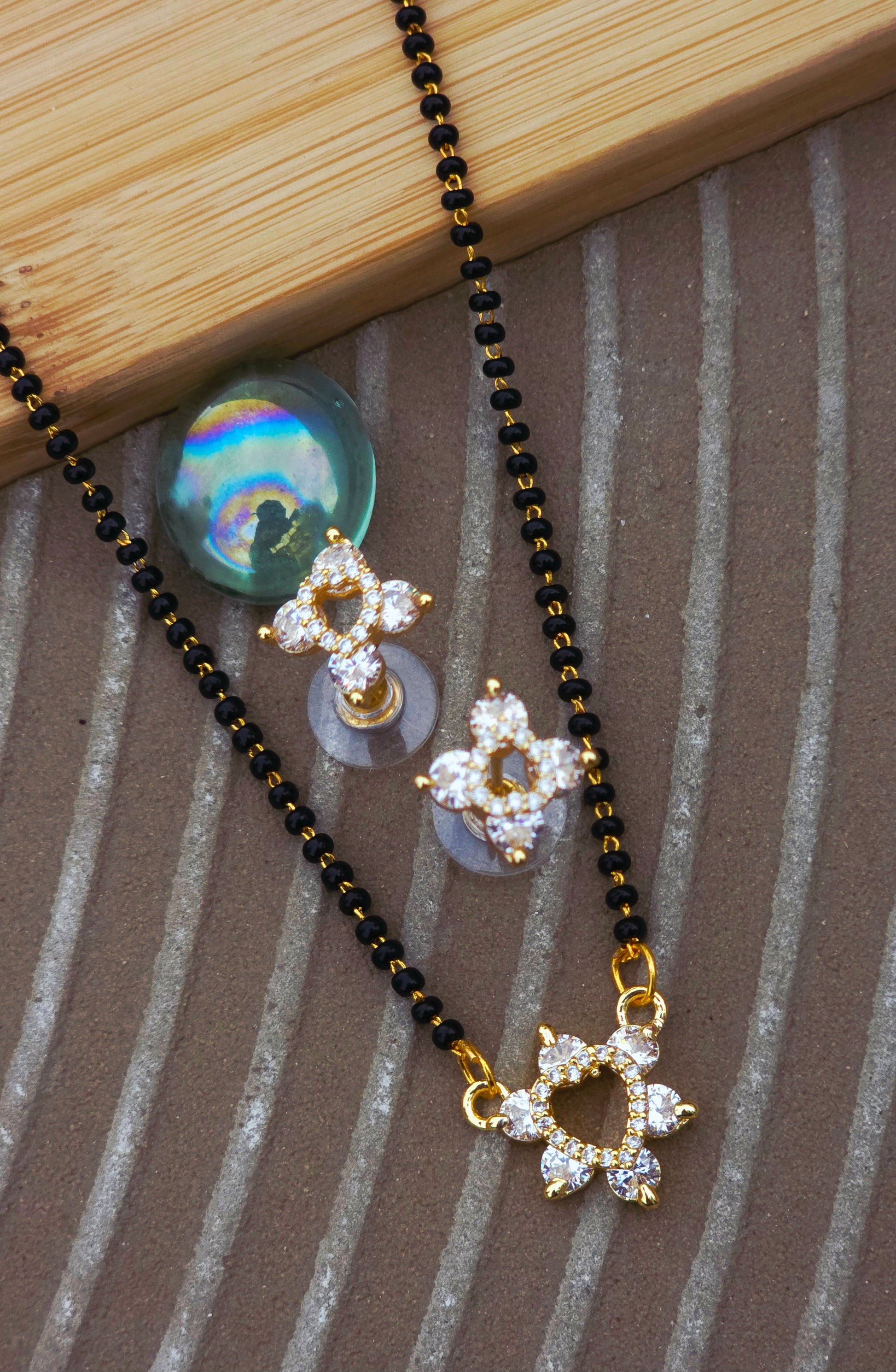 Vidhi 18K Gold-Plated Mangalsutra | Artisanal Handmade Jewellery - Artisanal Jewellery