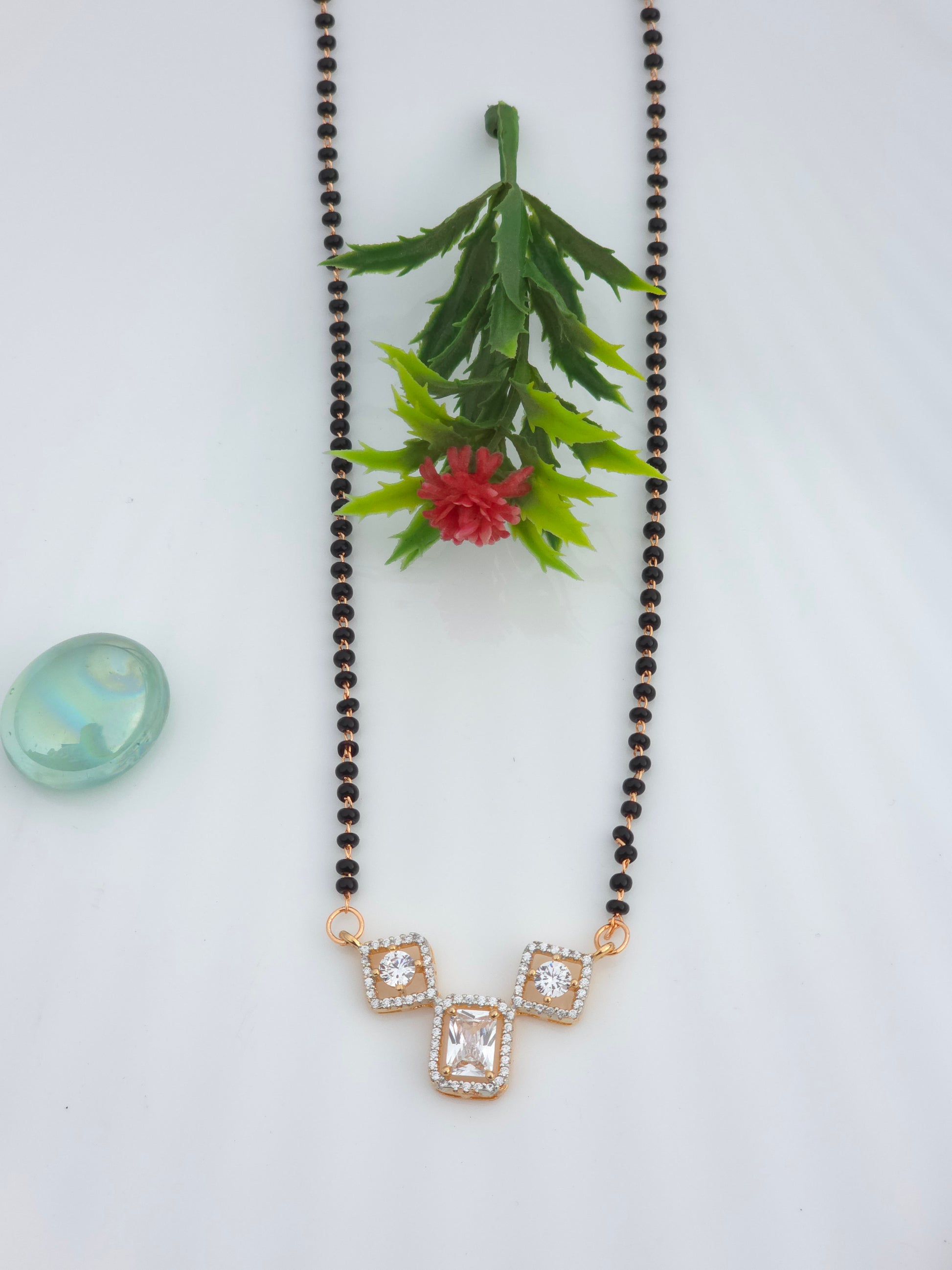 Catalina Rose Gold Mangalsutra | Artisanal Handmade Jewellery - Artisanal Jewellery
