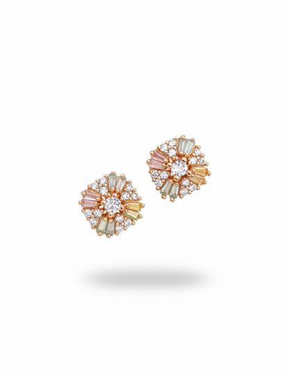 Clara Rose Gold-Plated Earrings | Artisanal Handmade Jewellery - Artisanal Jewellery