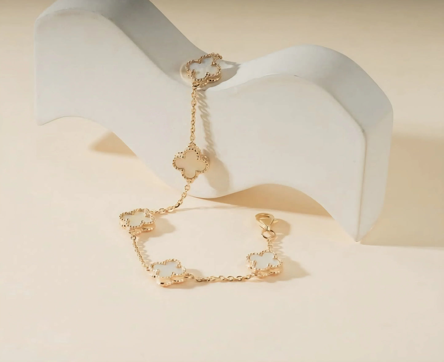 Pearls 18K Gold Plated Bracelet | Artisanal Handmade Jewellery - Artisanal Jewellery