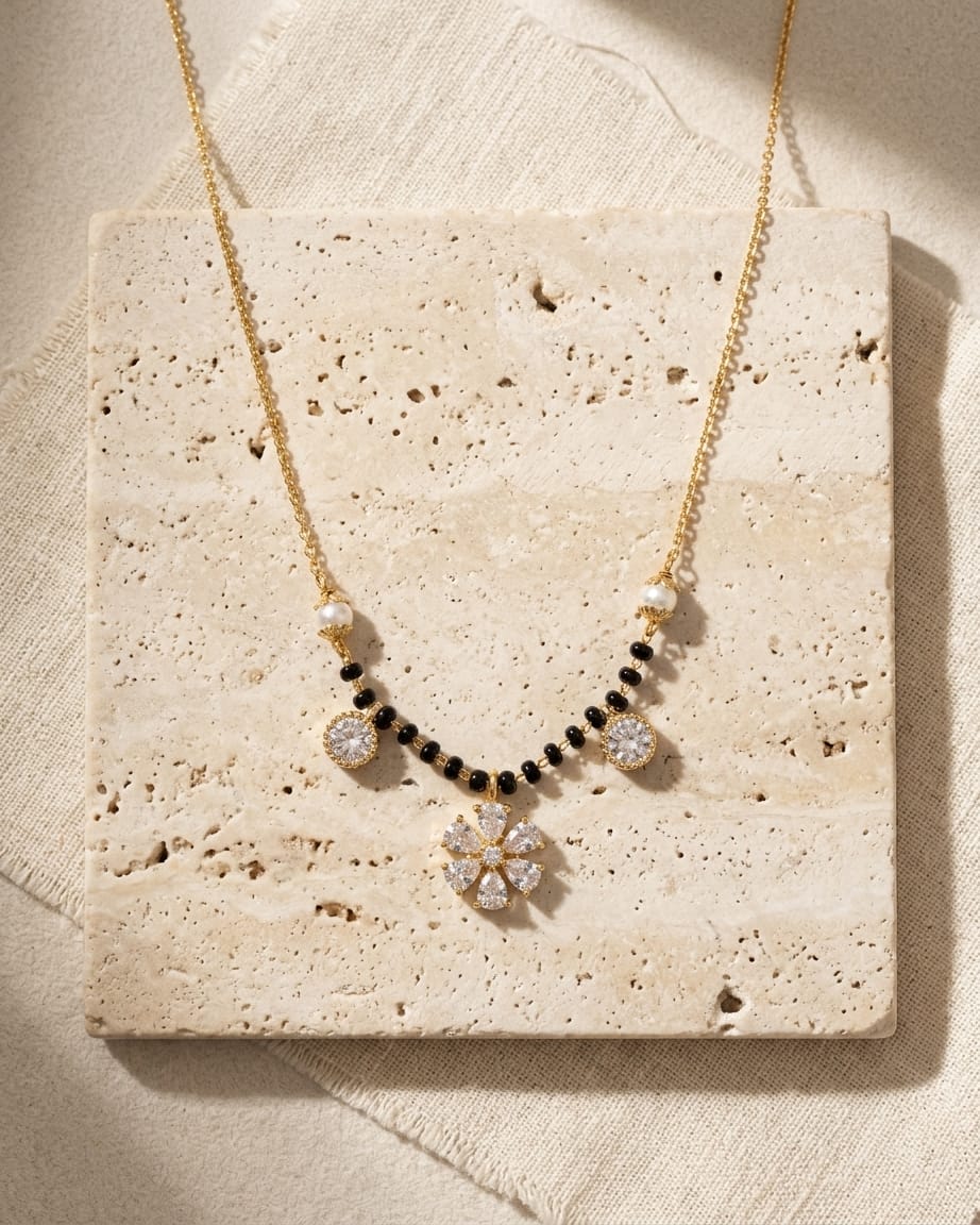 Floral Grace Mangalsutra