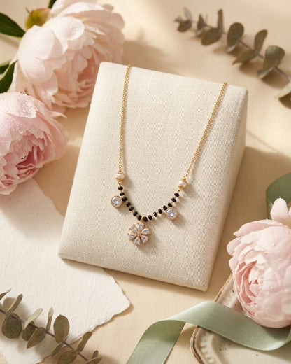 Floral Grace Mangalsutra