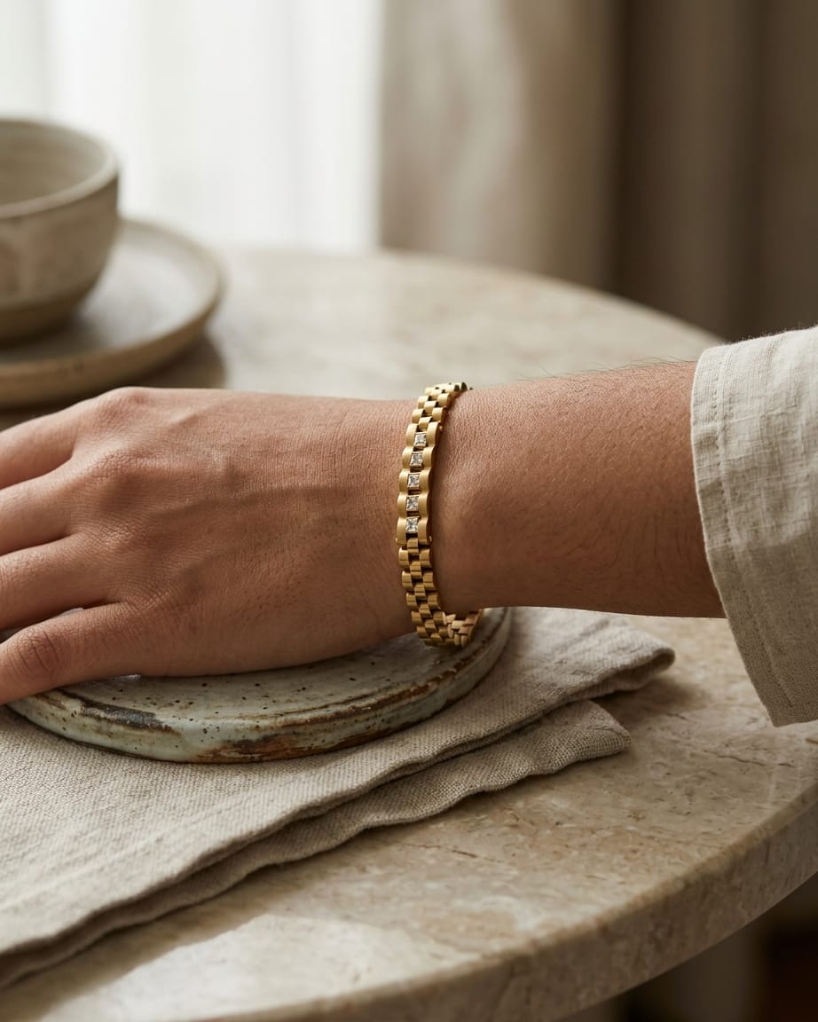 Royal Gold Link Bracelet