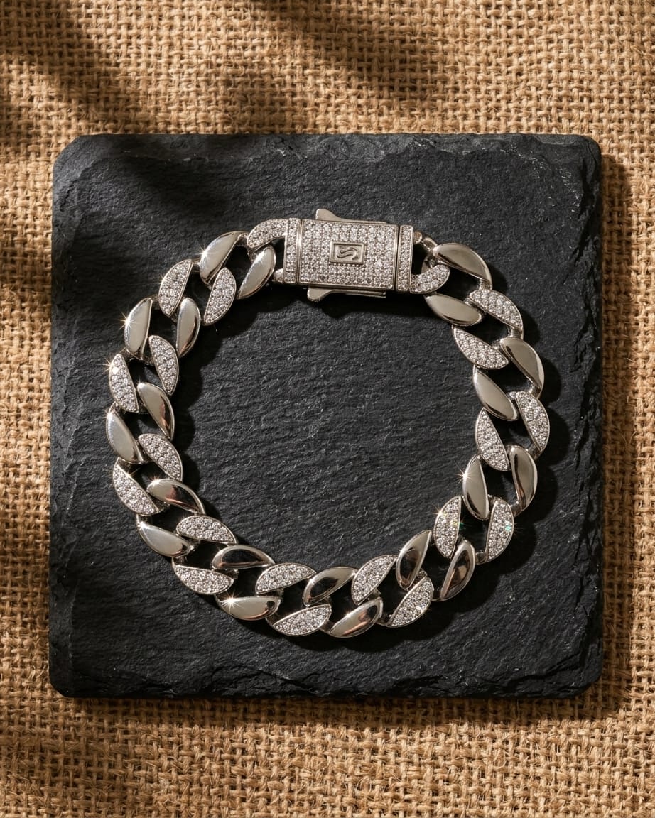 Iced Cuban Royale Bracelet