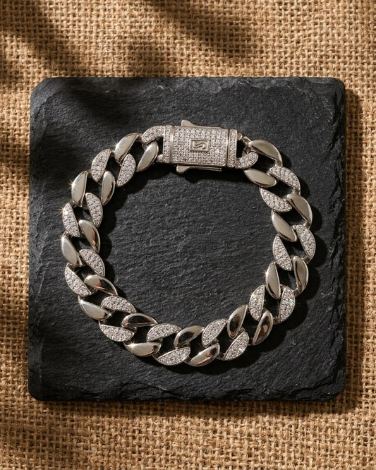 Iced Cuban Royale Bracelet