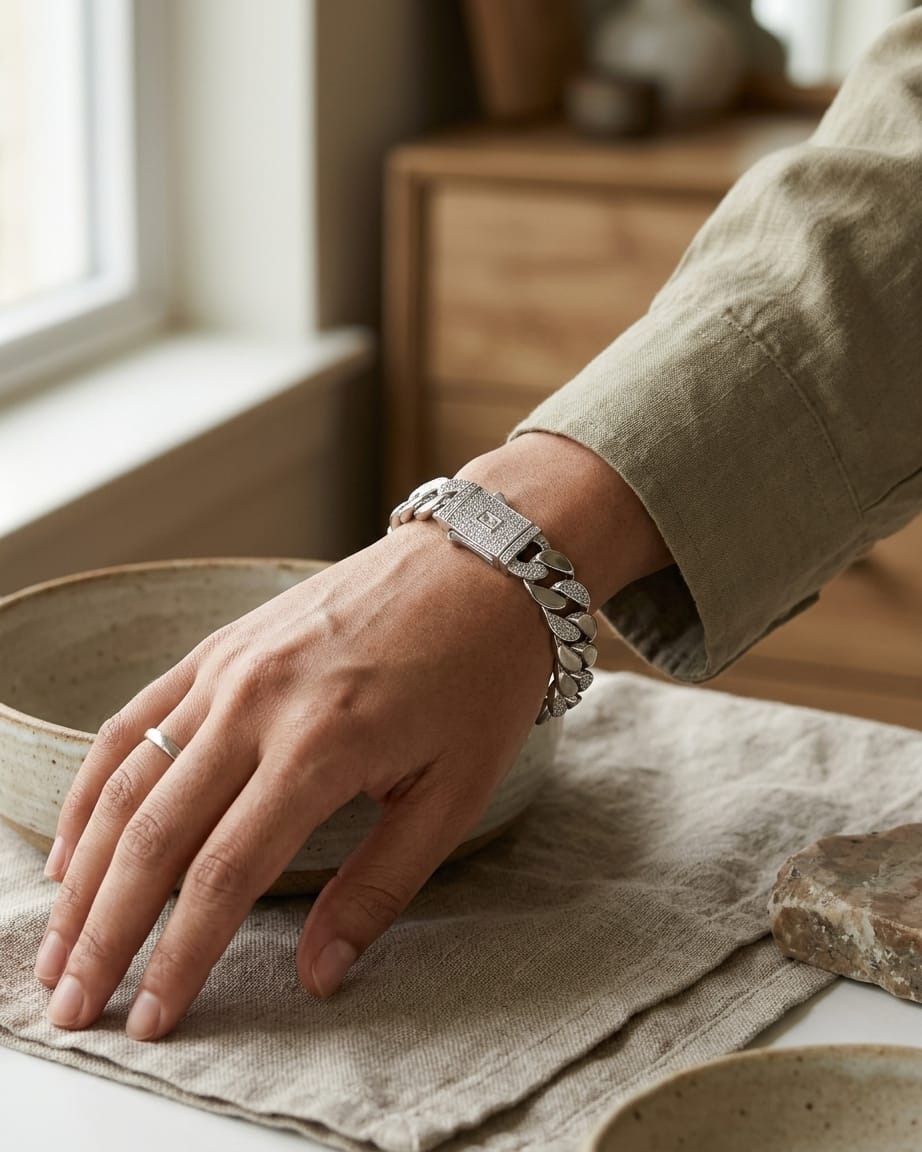 Iced Cuban Royale Bracelet