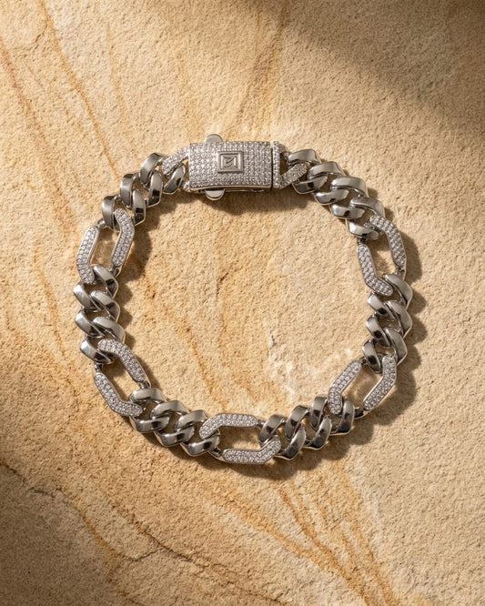 Iced Fusion Chain Bracelet