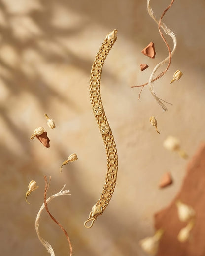 Vintage Royal Gold Heritage Bracelet