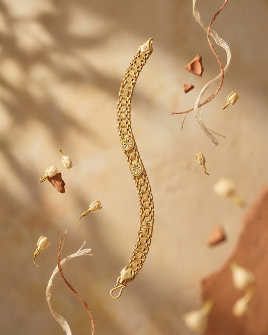 Vintage Royal Gold Heritage Bracelet