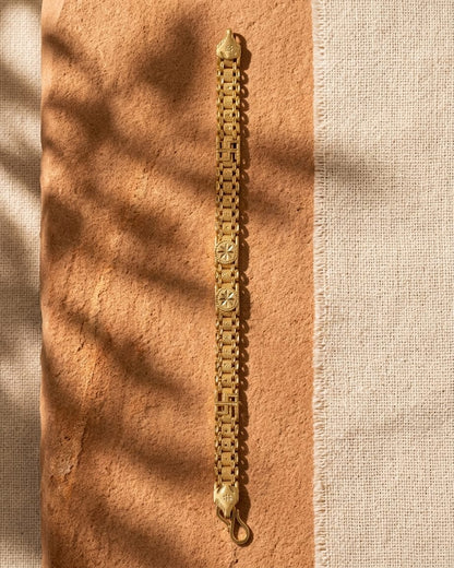 Vintage Royal Gold Heritage Bracelet
