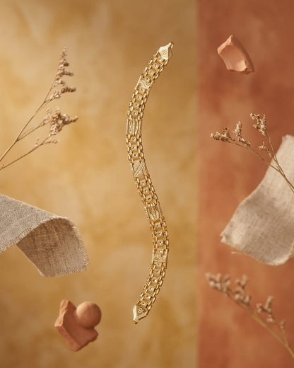Classic Royal Gold Designer Bracelet