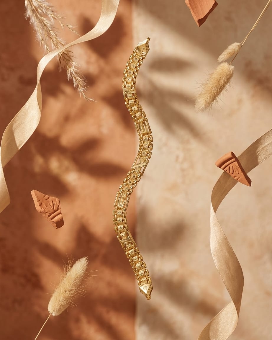 Classic Royal Gold Designer Bracelet