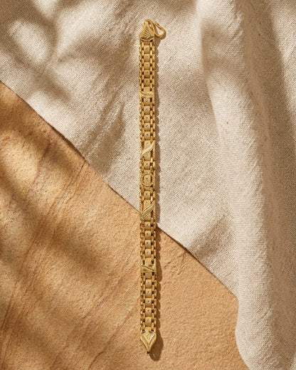 Classic Royal Gold Designer Bracelet
