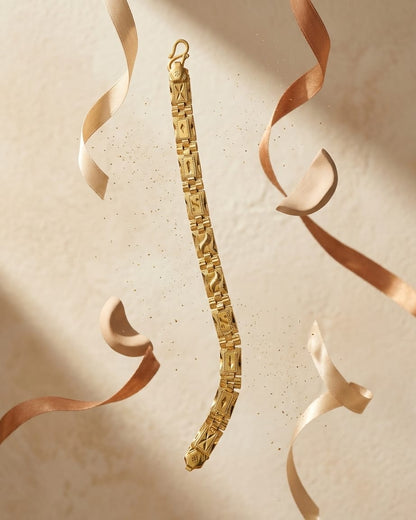 Heritage Luxe Gold Link Bracelet