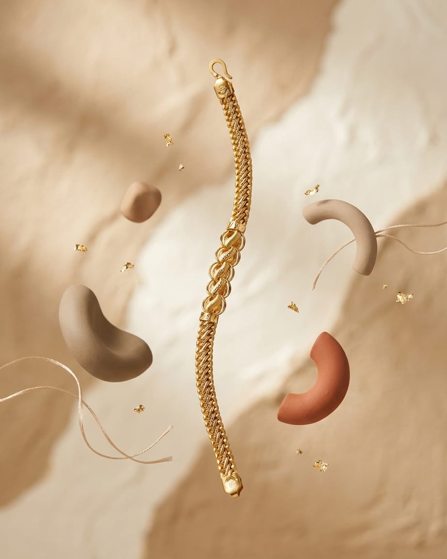 Royal Weave Gold Bracelet
