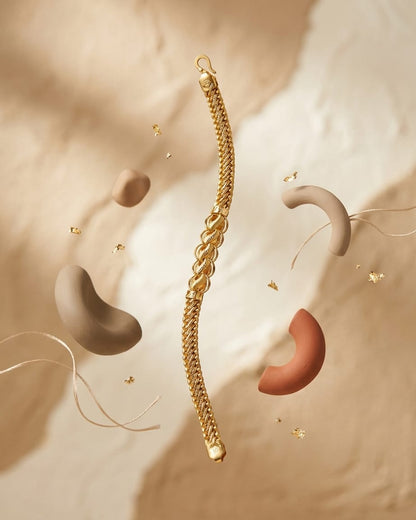 Royal Weave Gold Bracelet