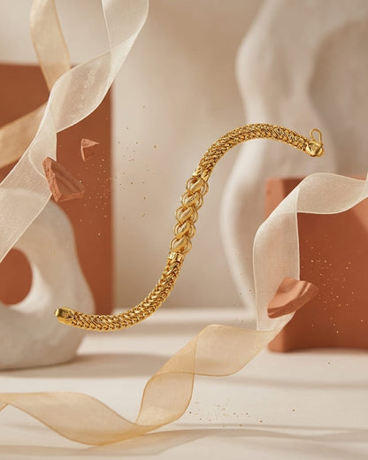 Royal Weave Gold Bracelet
