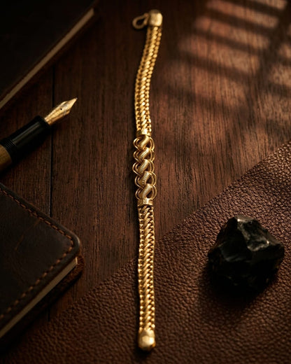 Royal Weave Gold Bracelet