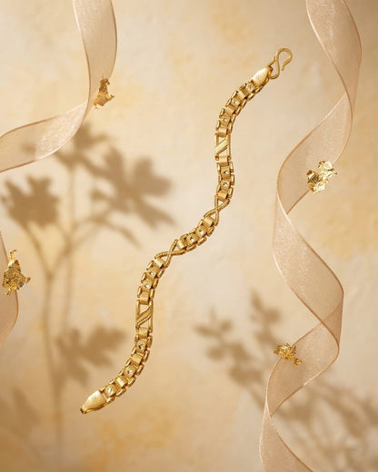 Infinity Heritage Gold Bracelet