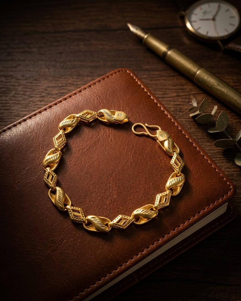 Royal Orbit Gold Bracelet
