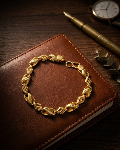 Royal Orbit Gold Bracelet