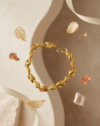 Royal Orbit Gold Bracelet