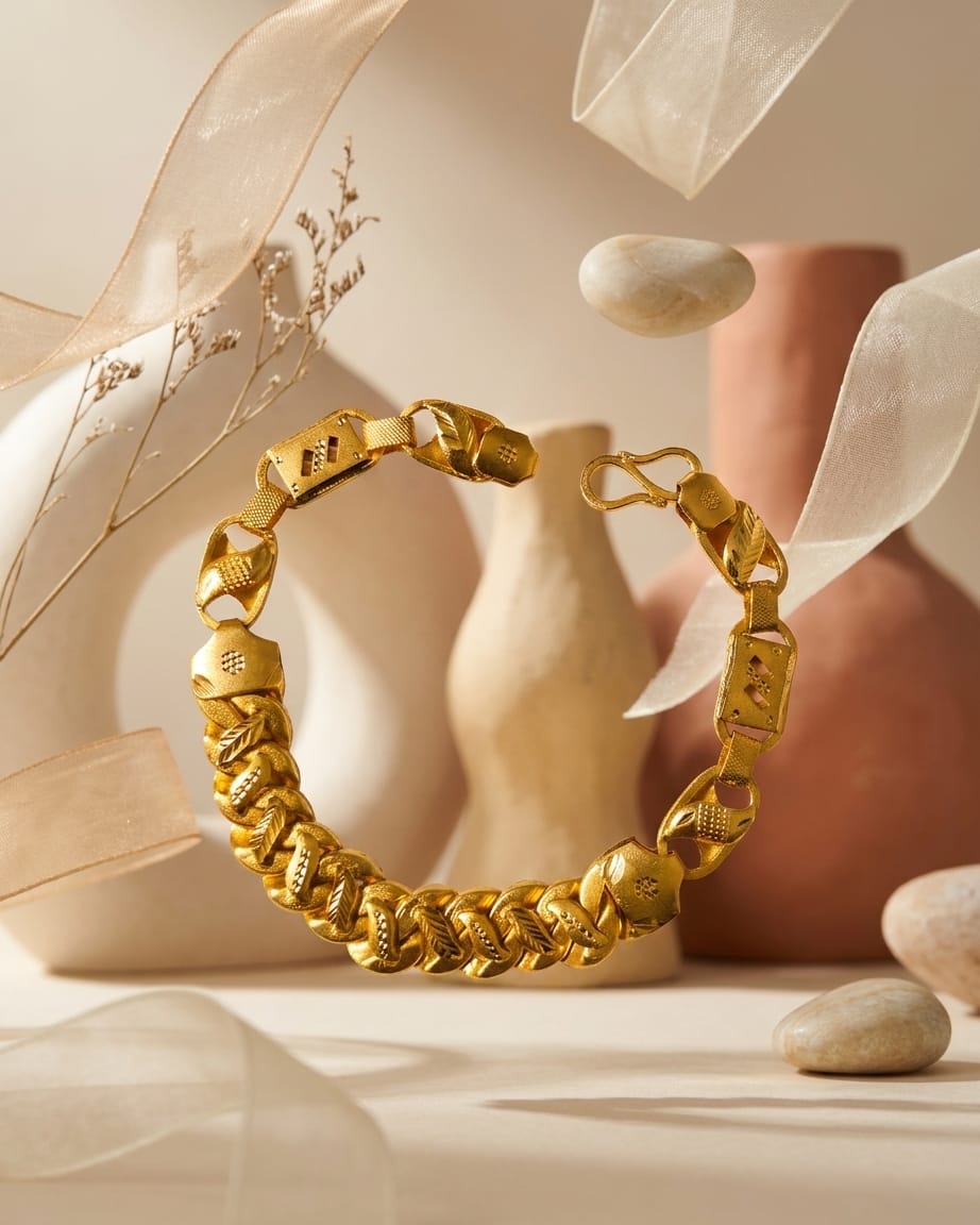 Imperial Weave Gold Bracelet