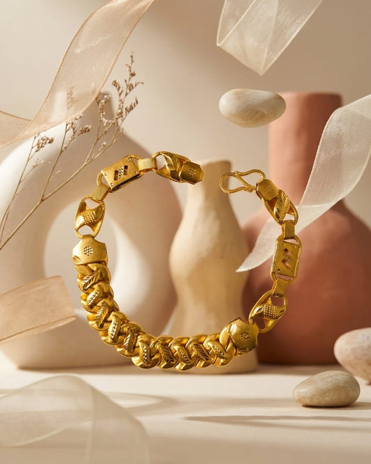 Imperial Weave Gold Bracelet