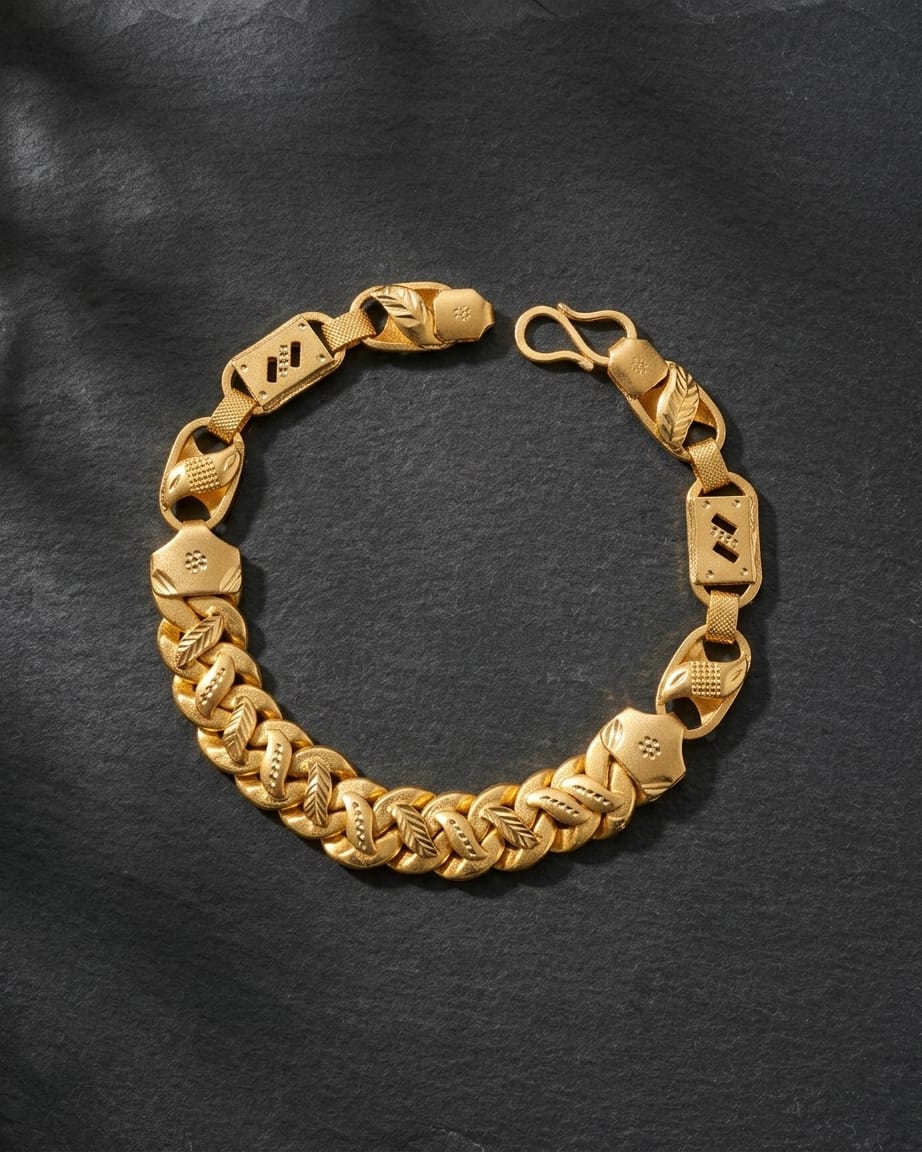 Imperial Weave Gold Bracelet