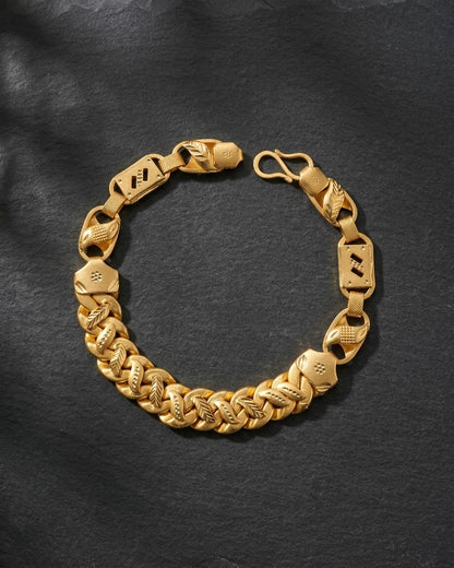 Imperial Weave Gold Bracelet