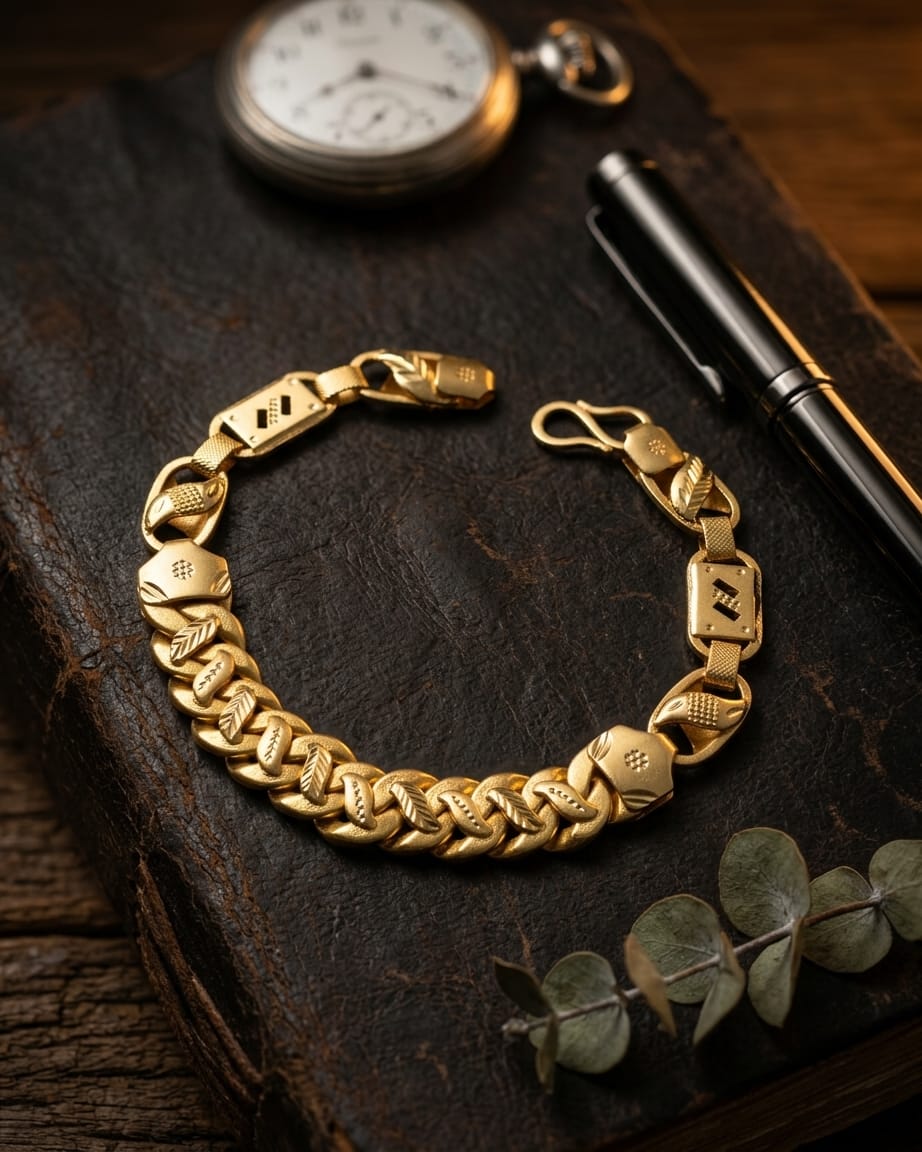 Imperial Weave Gold Bracelet