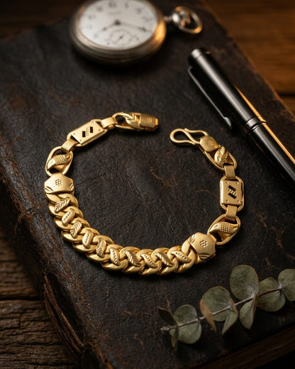 Imperial Weave Gold Bracelet