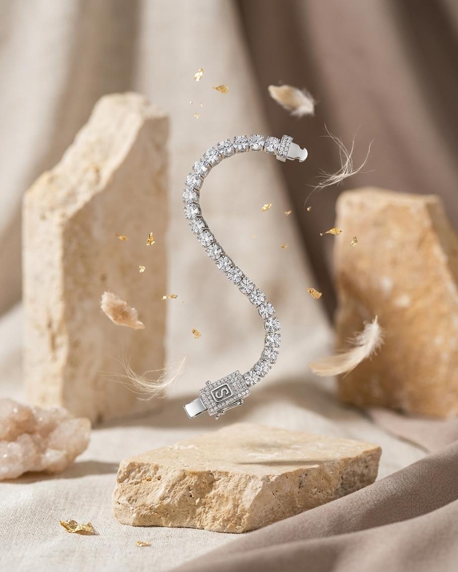 Iced Tennis Chain Bracelet