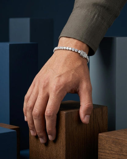 Iced Tennis Chain Bracelet