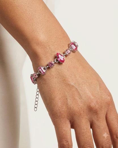 Pink Crystal Elegance Bracelet