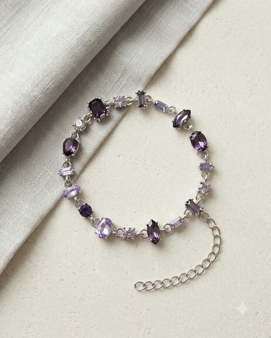Amethyst Crystal Elegance Bracelet