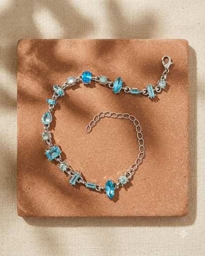 Blue Crystal Elegance Bracelet