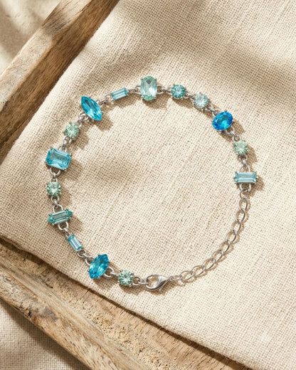 Blue Crystal Elegance Bracelet