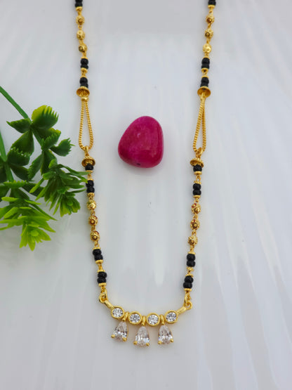 Nikita 18K Gold-Plated Mangalsutra | Artisanal Handmade Jewellery - Artisanal Jewellery