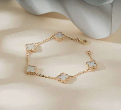 Pearls 18K Gold Plated Bracelet | Artisanal Handmade Jewellery - Artisanal Jewellery