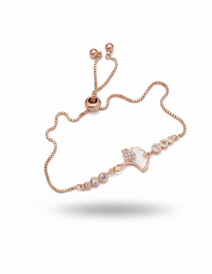 Real Flower Rosegold Plated Bracelet | Artisanal Handmade Jewellery - Artisanal Jewellery