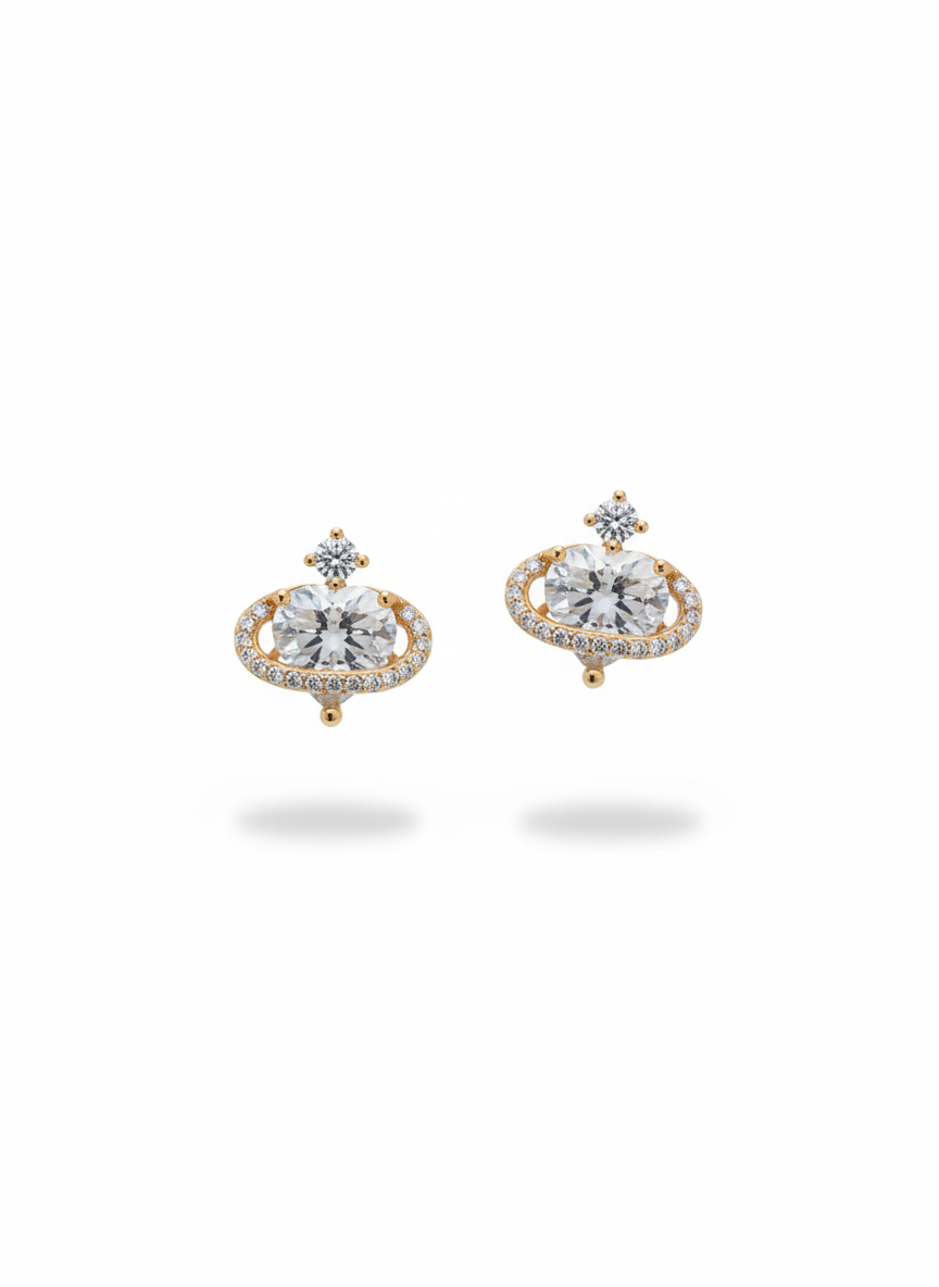 Remi Rose Gold-Plated Earrings | Artisanal Handmade Jewellery - Artisanal Jewellery