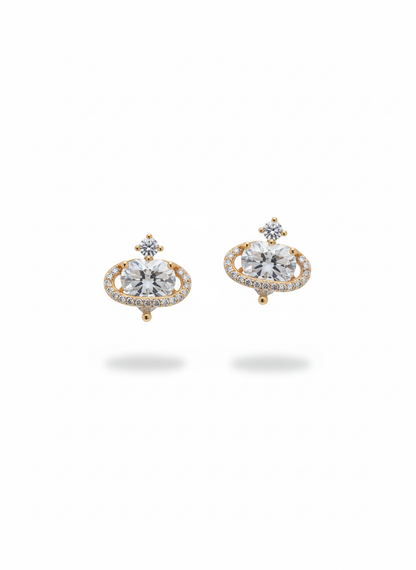 Remi Rose Gold-Plated Earrings | Artisanal Handmade Jewellery - Artisanal Jewellery