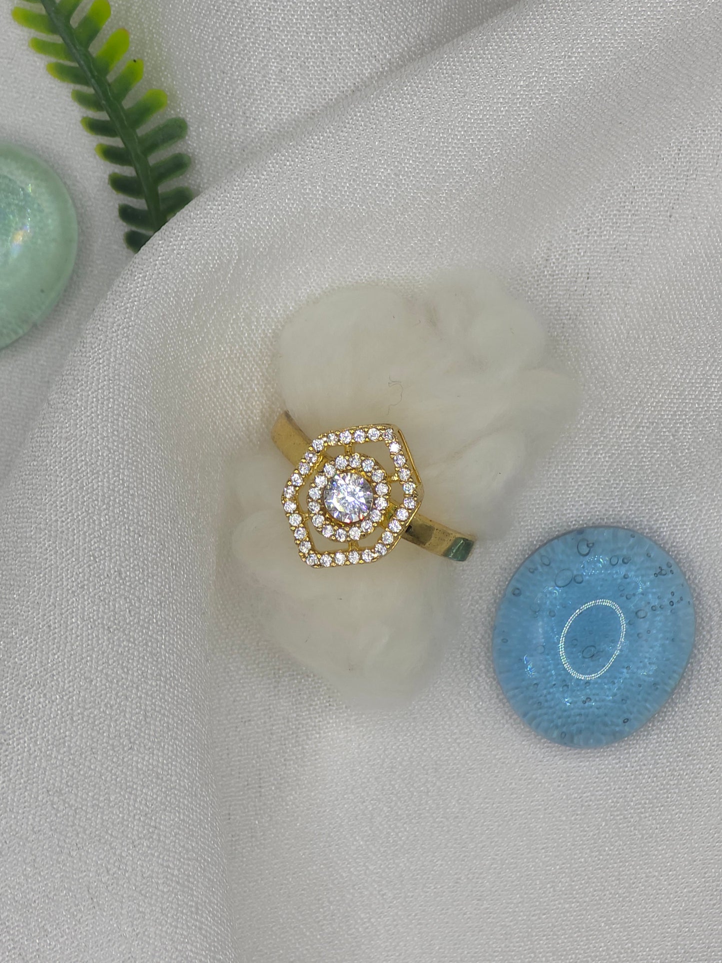 Diamond Chain Pendant 18K Gold-Plated Combo - Artisanal Jewellery